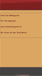 Mobile Screenshot of hotel-muehlengarten.de